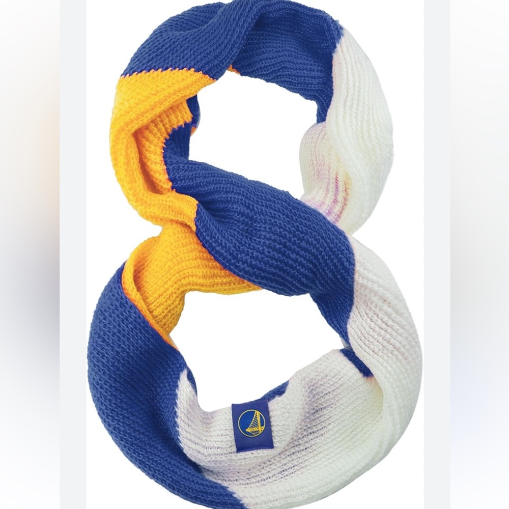New Women's Golden State Warriors Color Block
Knit Infinity Scarf